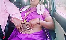 hey driver, your indian housewife in saree wants that dirty car ride now