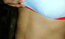 piss play turns wild in locked chastity cage outdoors