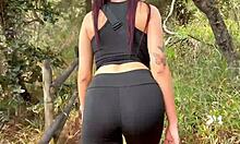 watch this latin couple danner mendes and yenifer chacon fuck wildly in the forest sneakily