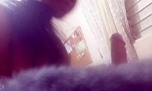 Hidden Camera Captures Black Teen's Interracial Blowjob
