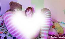 watch this cute goth redhead brazilian pawg ride sex machine first time huge orgasm