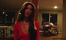 tiny trisha teases undresses rips clothes takes close-up blowjob hard fucking missionary cumshot