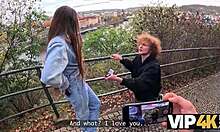 she said yes to marriage proposal then cheated on street pickup with old guy watching her tight shaved pussy get fucked pov 💍🍆😏