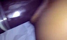 how's that sexy ebony ass bent over taking monster cock doggystyle?