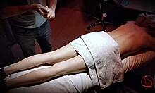 Paid Masseuse Delivers Cheating Fuck