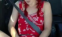Huge Pussy Orgasm Hits Hard For Redhead In Uber