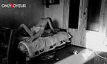 a homemade voyeur couple with tan lines enjoys passionate teen sex riding and cumming in their cozy country house