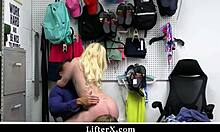 Dixie Lynn And Dani Blu Caught Stealing Punished In Garage By Old Man Domination