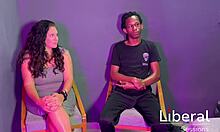 big tit milf ready to taste her first huge black cock