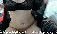 wanna see this fat latina bbw milf squirt from huge dildo in her wet puffy pussy?