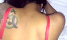 how's that sexy ebony ass bent over taking monster cock doggystyle?