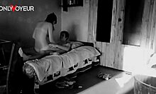 a homemade voyeur couple with tan lines enjoys passionate teen sex riding and cumming in their cozy country house