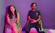 big tit milf ready to taste her first huge black cock