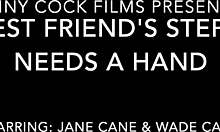 best friend's stepmom jane cane bends over in lingerie begging for cock on her fat ass