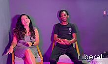 big tit milf ready to taste her first huge black cock