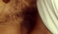 Young granny unleashes lust on handsome stud in retro romp