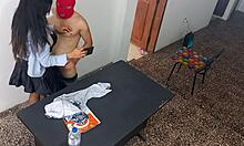 dude my stepdad's secretary offers herself in office i fuck her rough standing like a whore