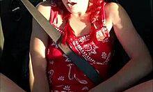 Huge Pussy Orgasm Hits Hard For Redhead In Uber