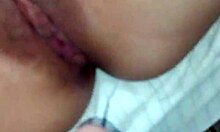 latina girlfriend in otaku cosplay masturbates wet pussy for horny friend intensely watching