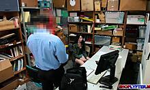 alex harper's perfect tits bounce while fucked in office shoplyfter