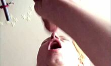 blonde goddess deepthroats monster cock with epic blowjob skills 💦😍