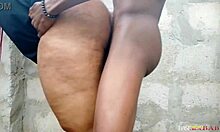 local lady heads from forest to house for some wild outdoor fun