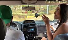 whoops after workout ended up fucking neighbor in car 😏🍆💦