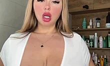 hey milf, those natural tits look perfect while you're caressing
