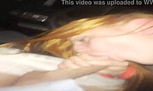 BIG COCK DESTROYS REDHEAD IN CAR CASTING ROUGH DEEPTHROAT DOGGY BALL LICKING DIRTY TALK QUICKIE CUM