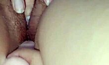 latina girlfriend in otaku cosplay masturbates wet pussy for horny friend intensely watching