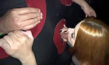 Swing house thrill fucking three guys then uber suck rush