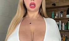 hey milf, those natural tits look perfect while you're caressing