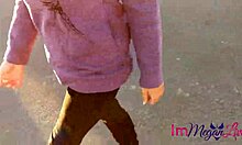 i rip wedgies publicly flashing cameltoe in jeans panties