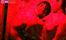 curvy hottie meets big black cock for interracial pounding