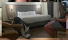 Prejac Cuckold Boyfriend Watches Gagging Deepthroat on Monster Cock