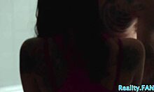 Teen babe rides cock hard gagging choking on stiff dick