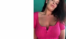 Step Mom's Bouncing Tits and Massive Strapon Tease Quick Cum