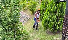 Boss's Ebony Milf Wife's Perfect Ass Worships My Massive Bbc