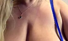 Huge Tits Blonde Bursts On Monster Cock Bed Ride