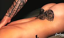 Analeya coquine brunette milf slut loves mmf threesome anal pounding small waist creampie