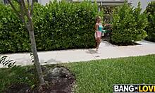 Monica's yoga pussy begs BBC for cash stretch