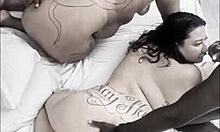 two fat bbw latinas scream taking rough interracial anal and pussy in wild suruba