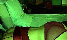 blonde french slut in red satin lingerie and thong gets doggystyle fucked rimmed and blown pov