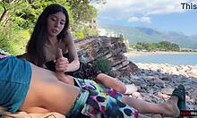 check this beach flash i grabbed his cock and made him cum