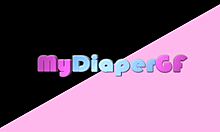 have you seen mydiapergf transformed into a kinky diaper girl dominating in pov masturbation?