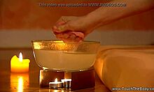 Handjob Massage Revives Tired Milf's Husband Cock