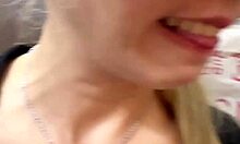 Asian Girl Fingers Herself In Elevator Till Someone Walks In