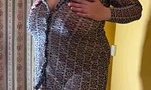 Big Boobed BBW Slut Wife Begs for Bareback Creampie in Shaved Pussy Sideways Impregnation Risk