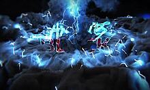 two fat bbw latinas scream taking rough interracial anal and pussy in wild suruba