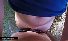 Blonde Girlfriend Public Fuck Cum Explosion